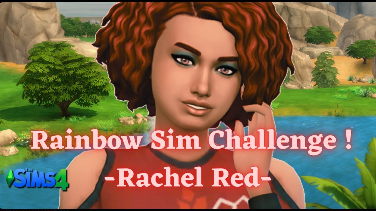 Rachel Red 🌈 Rainbow Sim Challenge | The Sims 4 - YouTube
