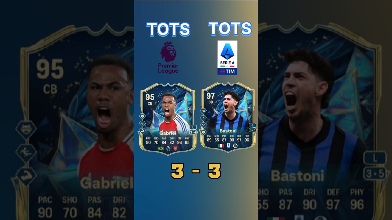 Premier League VS Serie A TOTS FC 25 