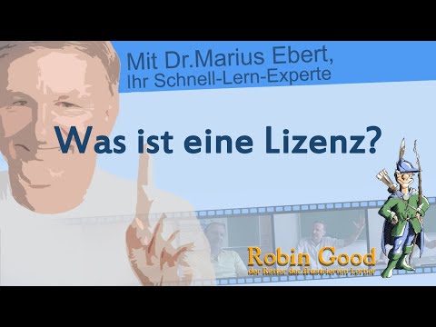 Video: Was Ist Eine Lizenz?