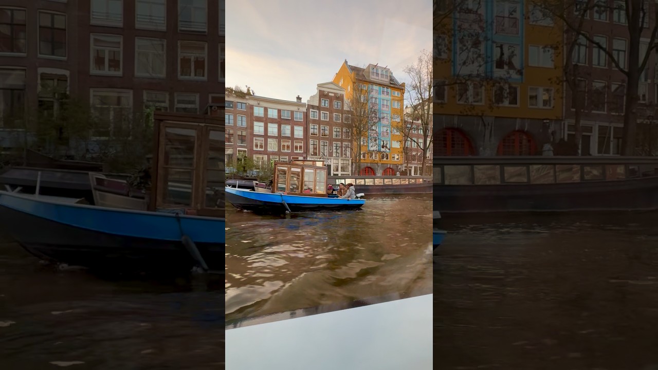 Amsterdam, Netherlands 🇳🇱 Cruising cana of Amsterdam 🛥️ #everyone #amsterdam