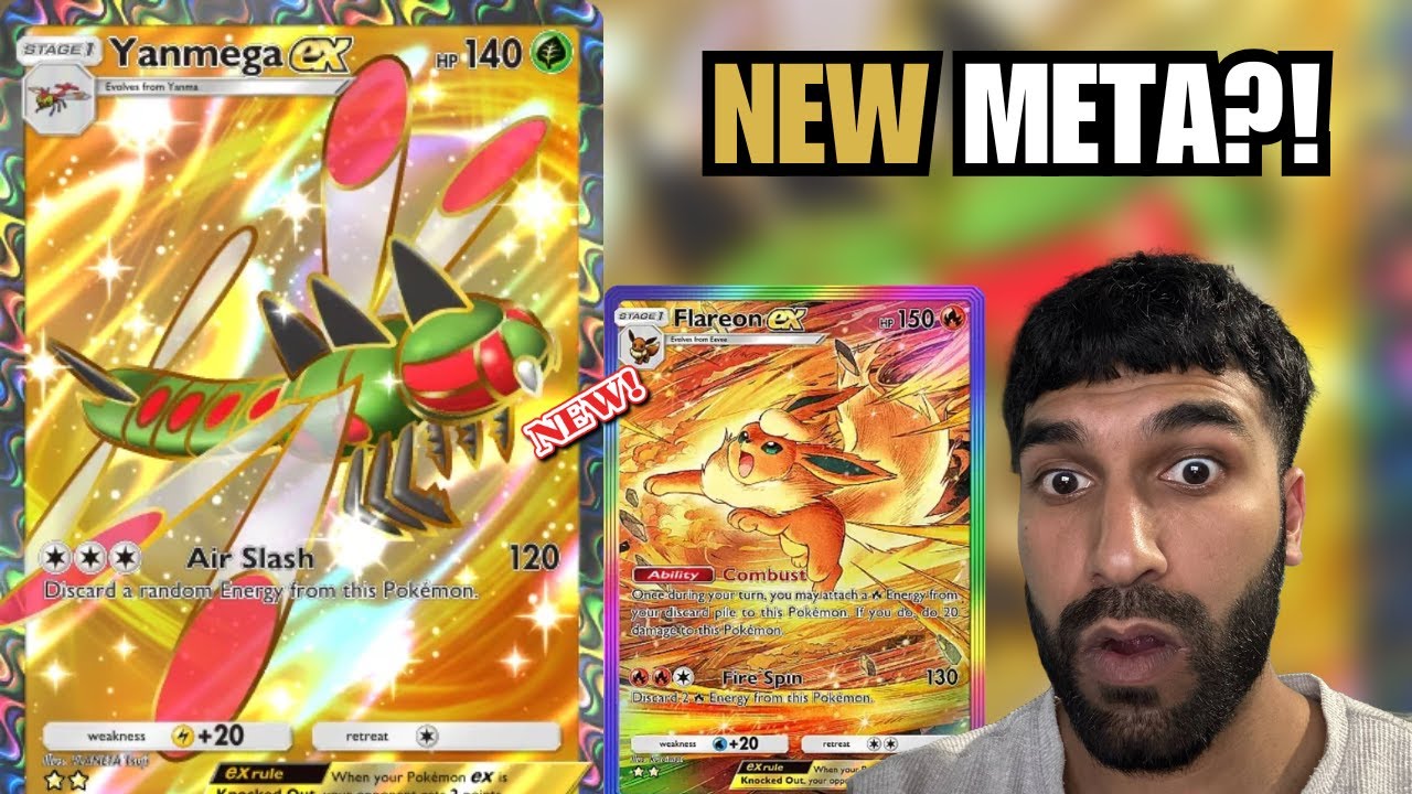 I Combined YANMGEGA with LEAFEON + FLAREON And It WORKED! Pokémon TCG Pocket