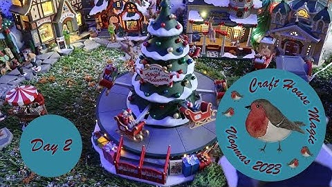 Vlogmas dzień 2 2023: Pierwsze spotkanie ze Świętym Mikołajem i miniaturowa wioska bożonarodzeniowa