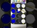 80% Blue + 20% White = ? #colormixing #asmr #satisfying #coloring