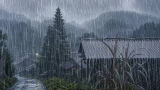 99% Fall Asleep Instantly with Heavy Rain on Tin Roof 🌧️😴 Best Rain Sounds for Deep Sleep