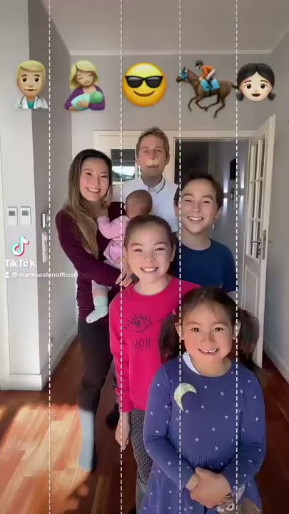 Emoji Challenge Family Edition 🤱🏼 TikTok Trend #shorts Mamiseelen