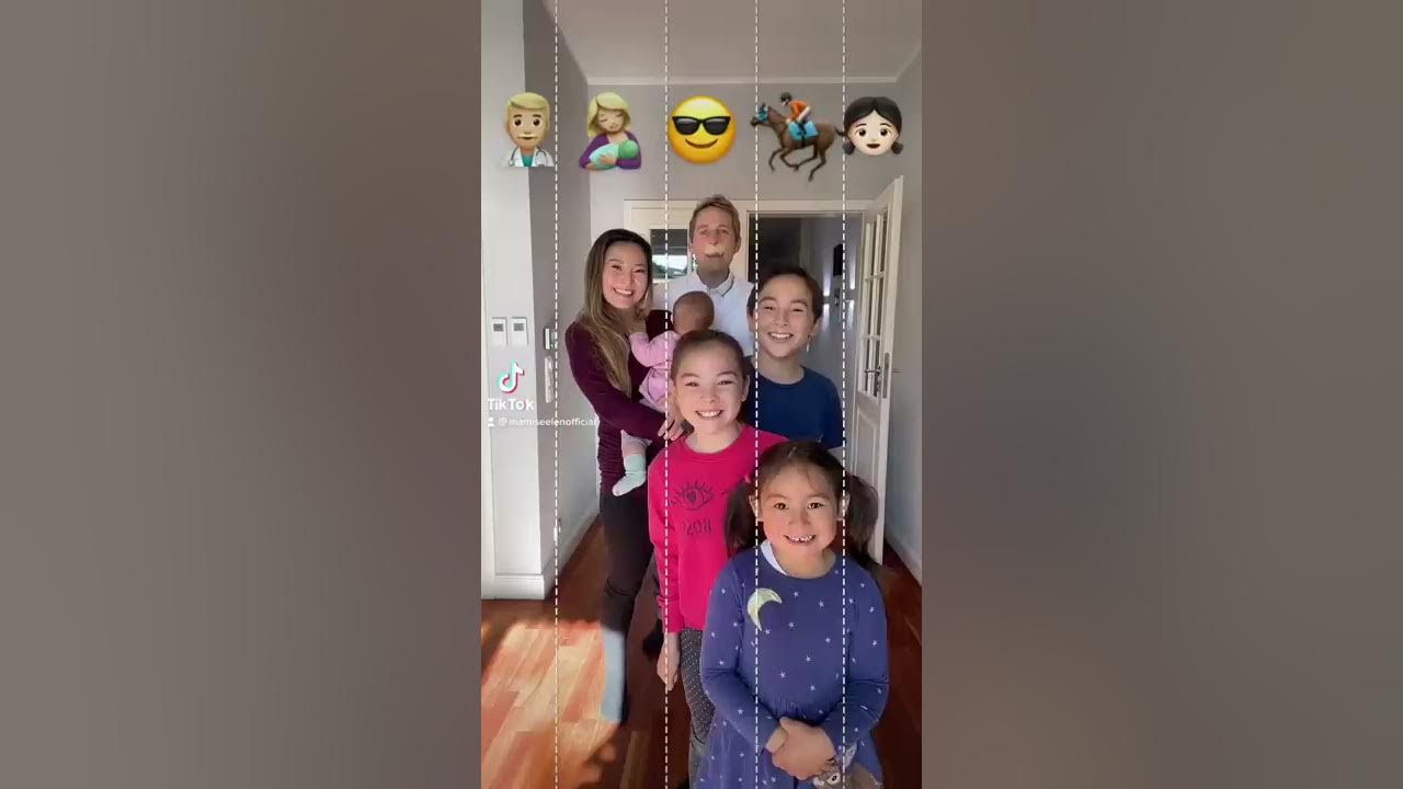 Emoji Challenge Family Edition 🤱🏼 TikTok Trend #shorts Mamiseelen