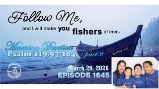 Morning Devotion 1645 | Psalm 119.97-104, part 2 | Tagalog | Word of God