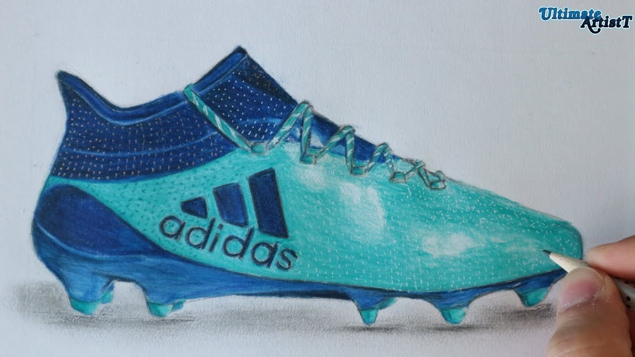 Football Shoes Drawing by The FC Start Movie  Pixels