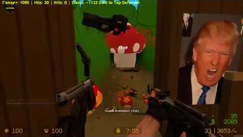 ZOMBIE ESCAPE MOD ON COUNTER-STRIKE: SOURCE, MAP: ZE_shroomforest, CSS