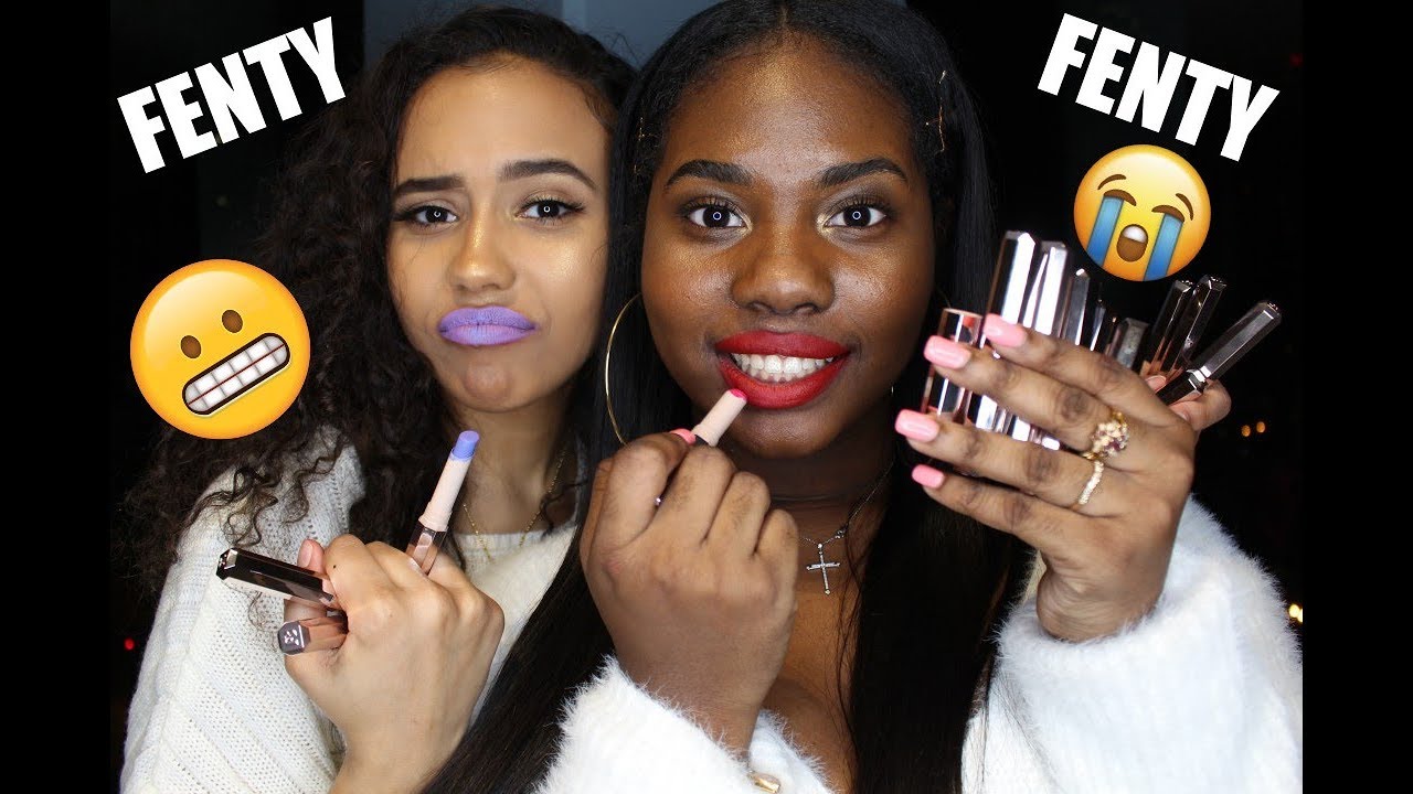 ALL 12 FENTY BEAUTY LIP SWATCHES GONE WRONG ??! YouTube