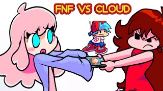 Friday Night Funkin' Vs Cloud (Heart Attack Rampage) | FNF Cloud Vs Girlfriend | Cloud×GF