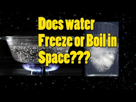 Does Water Freeze or Boil in Space?|Curiousminds97