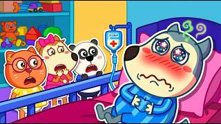 👉 Wolfoo is Sick on the Farm! 🤒 Helping Old MacDonald  Wolfoo Nursery Rhymes & Kids Songs