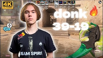 😱ADR180! donk (39-19) SoloQ NA +Full  VOICE COMMS (Dust2) | FACEIT NA 3200 Elo | June 16, 2025