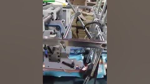 XCS-800PC #foldergluer #lock #bottom #box #cardboard#corrugated #machine #folding #gluing #printing