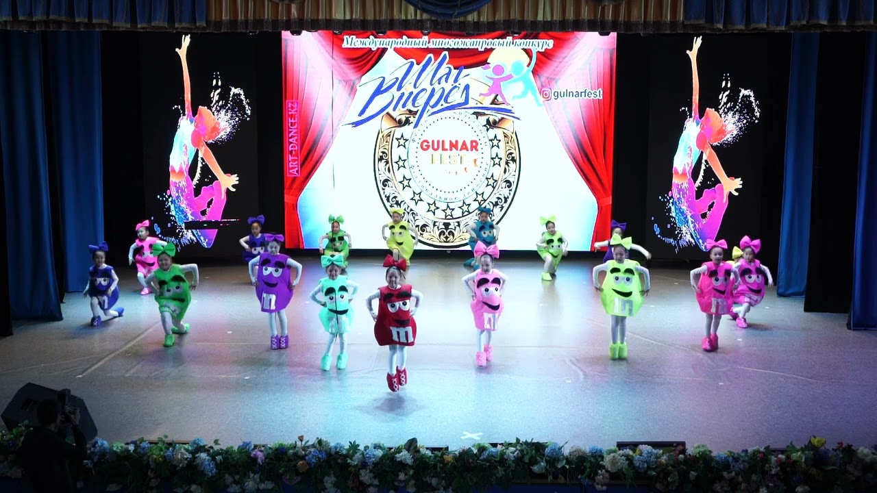 16.Танцевальный коллектив «Жас Толқын» -Детский сюжетный танец M&m's
