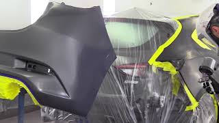 PPG Mazda Paint Code 46G Machine Gray Minor Repair Process Part 1