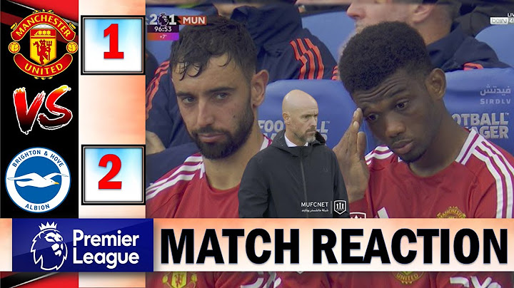 Poor Ten Hag Tactics  !!! Brighton 2 - 1 Manchester United | Match Reaction !!!