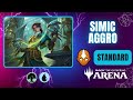 💧🌳 Simic Aggro | Standard | Magic the Gathering Arena Gameplay | TLA | BO1