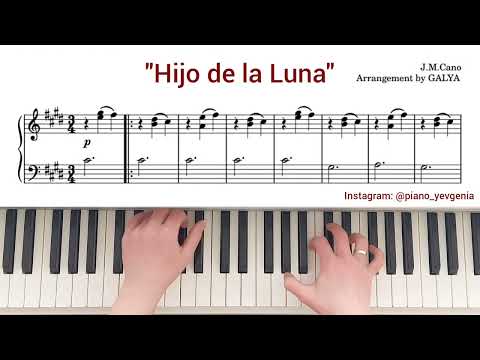 Mecano Hijo De La Luna Piano Version