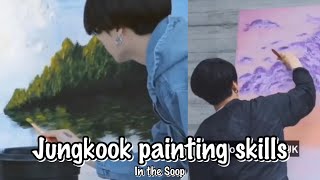 BTS Jungkook painting skills In The Soop