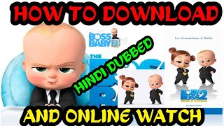 HOW TO DOWNLOAD  *THE BOSS BABY-2 * MOVIE 2021 || DOWNLOAD LINK ||WATCH ONLINE ||HINDI DUBBED|| screenshot 3