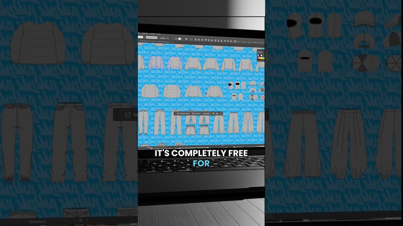 M1M4.com (link in bio) for the 400+ Mock-up Attachments, 80+ Mockups, and Techpack Template 👕