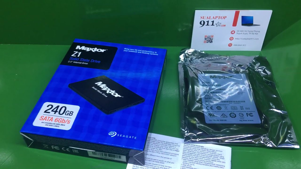 SSD Maxtor Z1 240Go Pour Pièces - En Panne (HS)