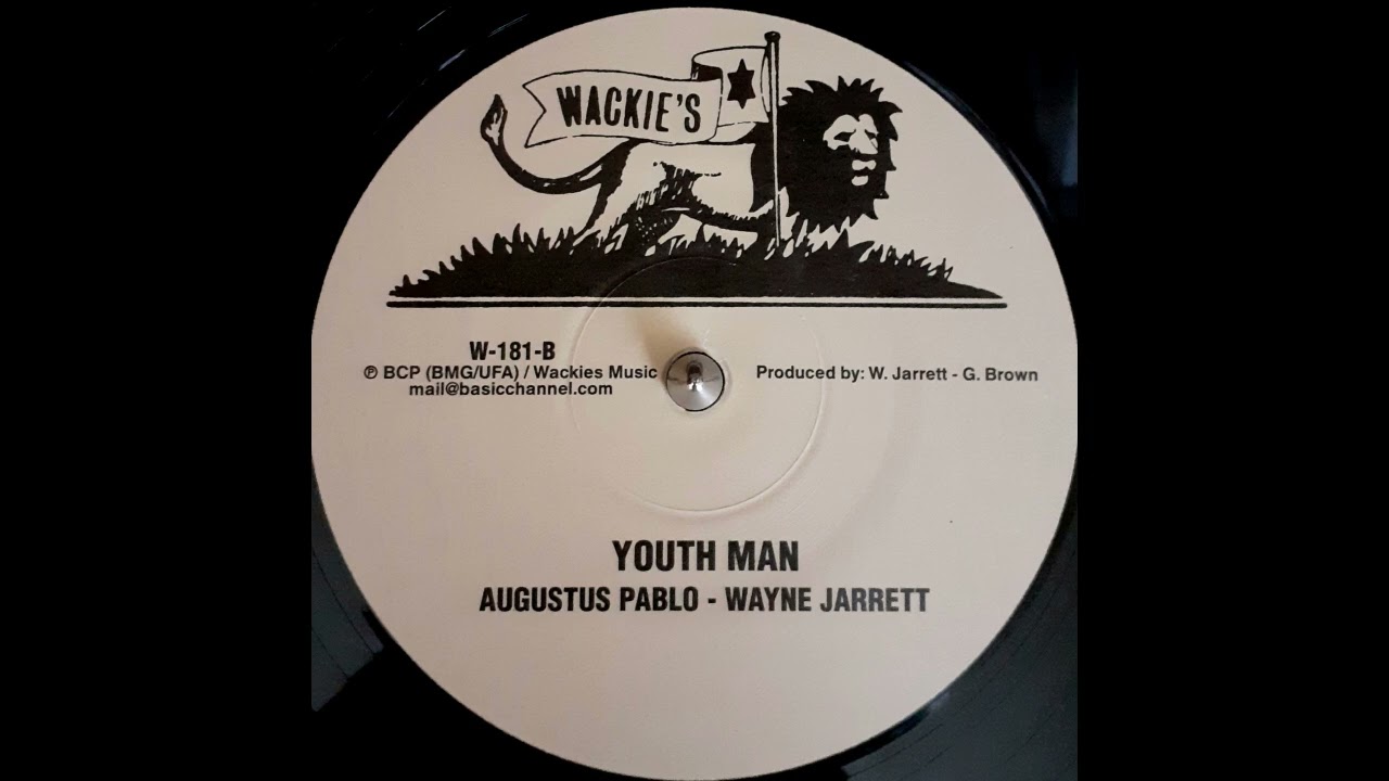 米12” Wayne Jarrett & Augustus Pablo Youth Man NONE Wackies /00250 WAYNE JARRETT - Youth Man EXTENDED / AUGUSTUS PABLO & WAYNE