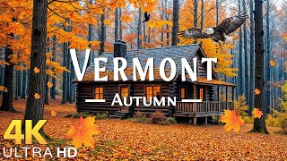 🍂Vermont 4K - Most Beautiful Autumn Video in Vermont in 4K UHD🍂