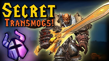 Unknown and SECRET Transmogs you may have NEVER heard about!
