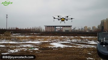 JOYANCE 20L spreader & sprayer 2 in 1 drone test video