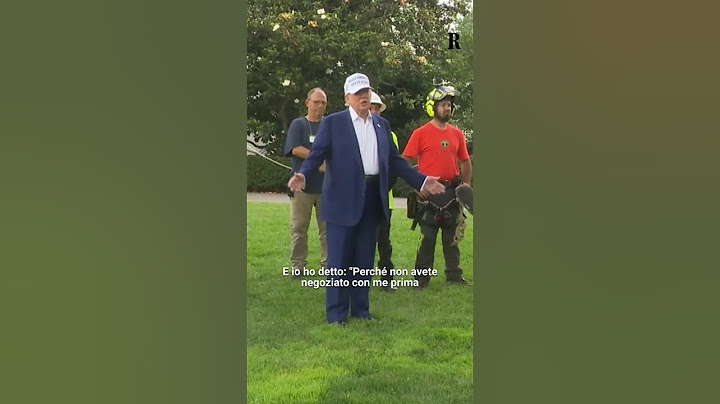Trump ai giornalisti: "Potrei attaccare l'Iran così come non farlo"