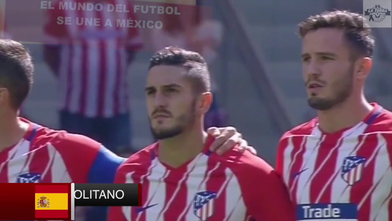 EL MUNDO DEL FUTBOL SE UNE A MÉXICO TRAS EL TERREMOTO