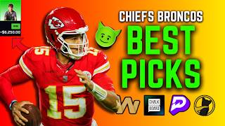 MONDAY NIGHT FOOTBALL CHIEFS BRONCOS BEST PICKS 🔒(10-13 RUN)
