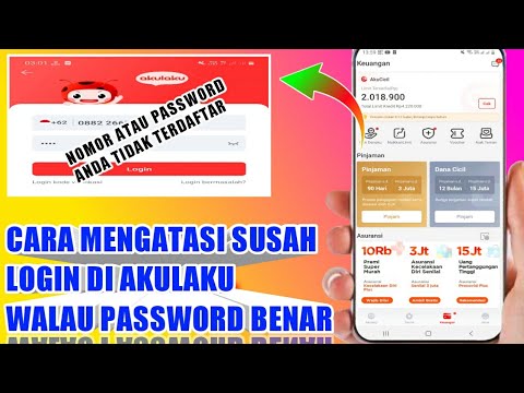 Cara Mengatasi Lupa password Akulaku |mengatasi Gagal Login Akulaku (Part 2)