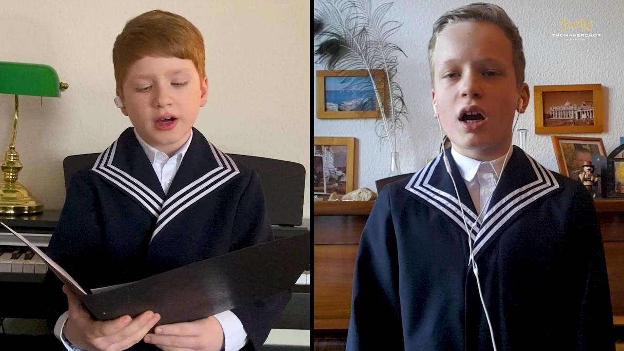 THOMANERCHOR Leipzig (in den Familien aufgenommen): „Wie schön leuchtet der Morgenstern