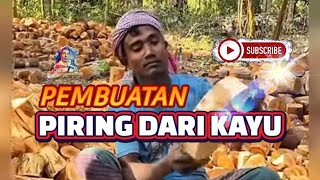 Keren❗️Pembuatan piring dari kayu#wood #kerajinan #piring #india
