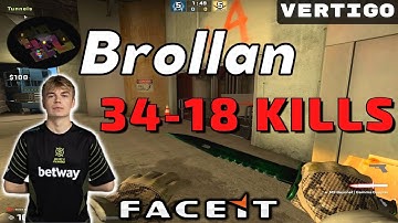 CSGO POV Brollan (34-18) Vertigo 𝙒𝙞𝙣 (16-12) / Faceit 23.12.2022
