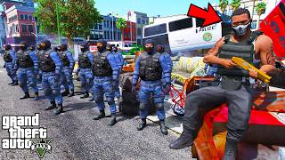 Franklin's Last Day as A Chief of Special Operations Force in GTA 5 | SHINCHAN and CHOP