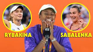 Coco Gauff  was Asked to Pick between Sabalenka & Rybakina... Her Answer is...