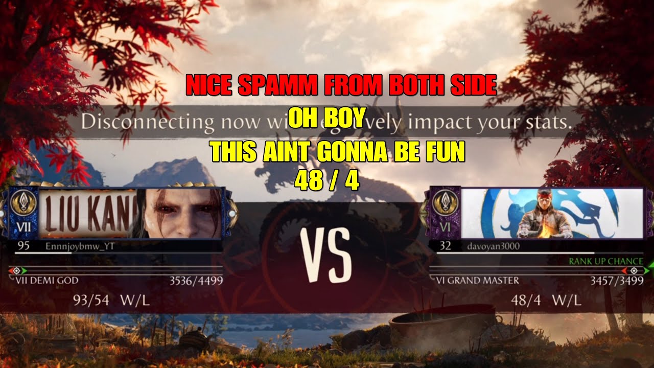 MK1 UGLIEST BEEF SET IN COMBAT LEAGUE SO FAR NO FUN AT ALL ONLY SALT SOME BAGGS TOO 