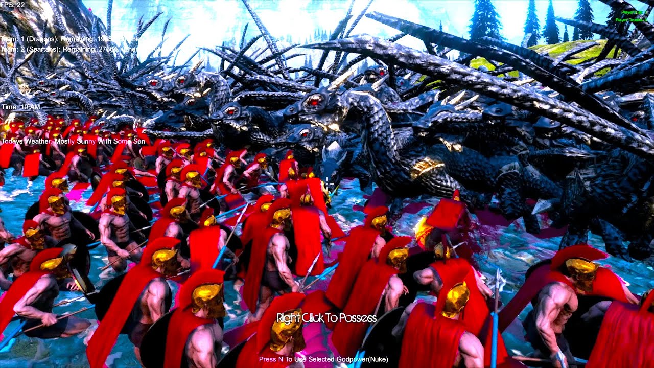 Spartans Vs Dragons - Ultimate Epic Battle Simulator UEBS