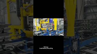 Integrated Lead Acid Battery Recycling Plant 15–35 TPH Industrial Engineering Ingots casting