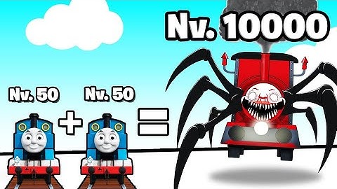 Merge Spider Choo Horror Train -Gameplay Walkthrough, All Levels 1-20 (iOS, Android) |Merge Choo Cho