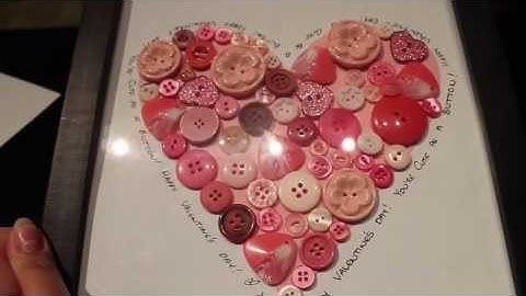 Valentines Day Button Craft!