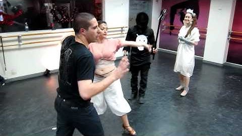 Zouk Lambada Israel Studio B Tel-Aviv Class Level 3 With omer 18.03.2011