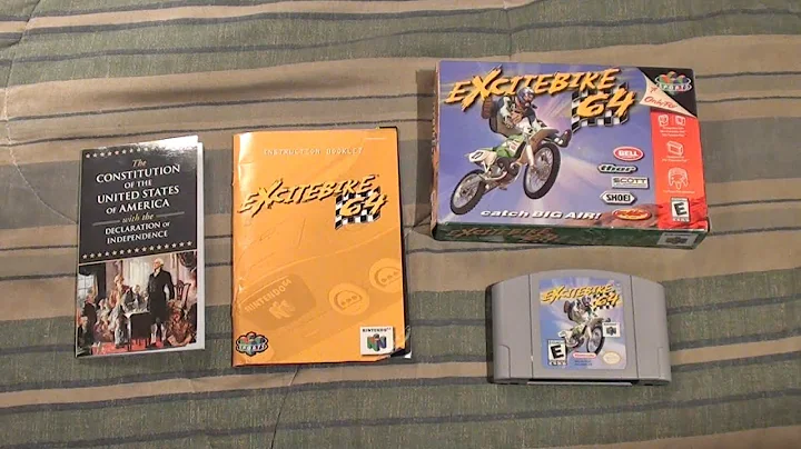 Excitebike 64   Cartridge Authentication & Manual
