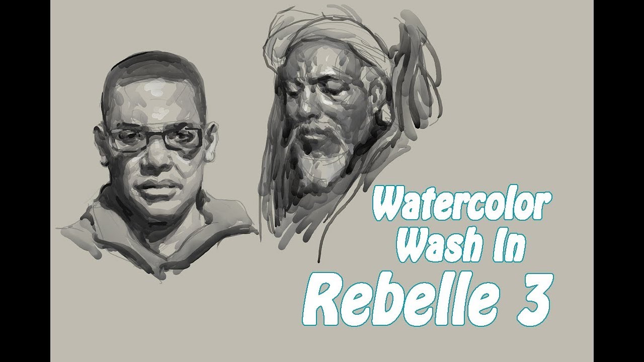 Watercolor Wash In  Rebelle 3