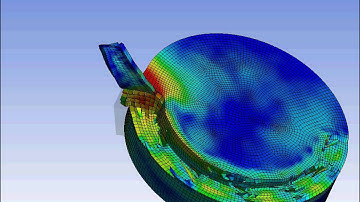 Ansys Workbench explicit dynamics  turning of AlSi 1045  extended example 3